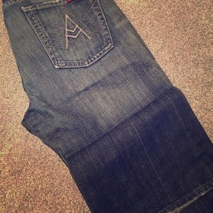 7 For All Mankind “A” pocket bootcut jeans
